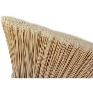 CFS Brands Sparta 12 in. Tan Polypropylene Flagged Upright Broom Head (12-Pack) 36867EC25