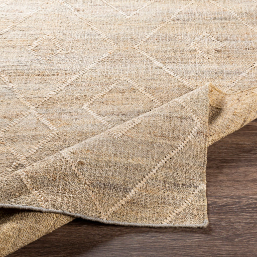 Cadence Traditional Jute Camel Rug