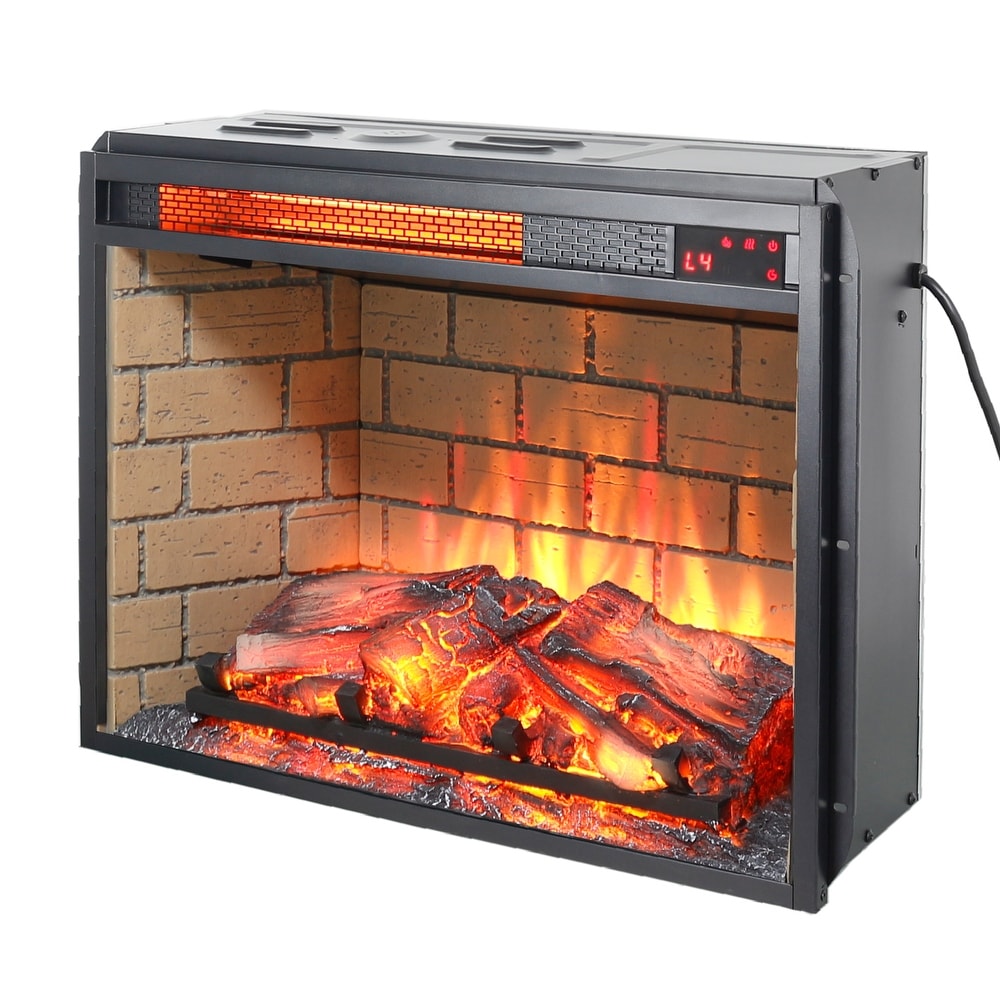 23 inch infrared quartz heater fireplace insert