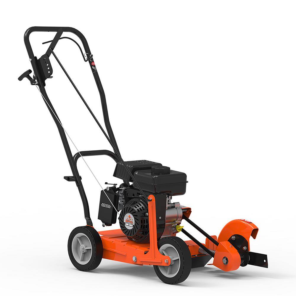 YARD FORCE YF7302 9 in. 79 cc Gas Powered 4-Stroke Walk Behind Landscape Edger with Extra Blade Included