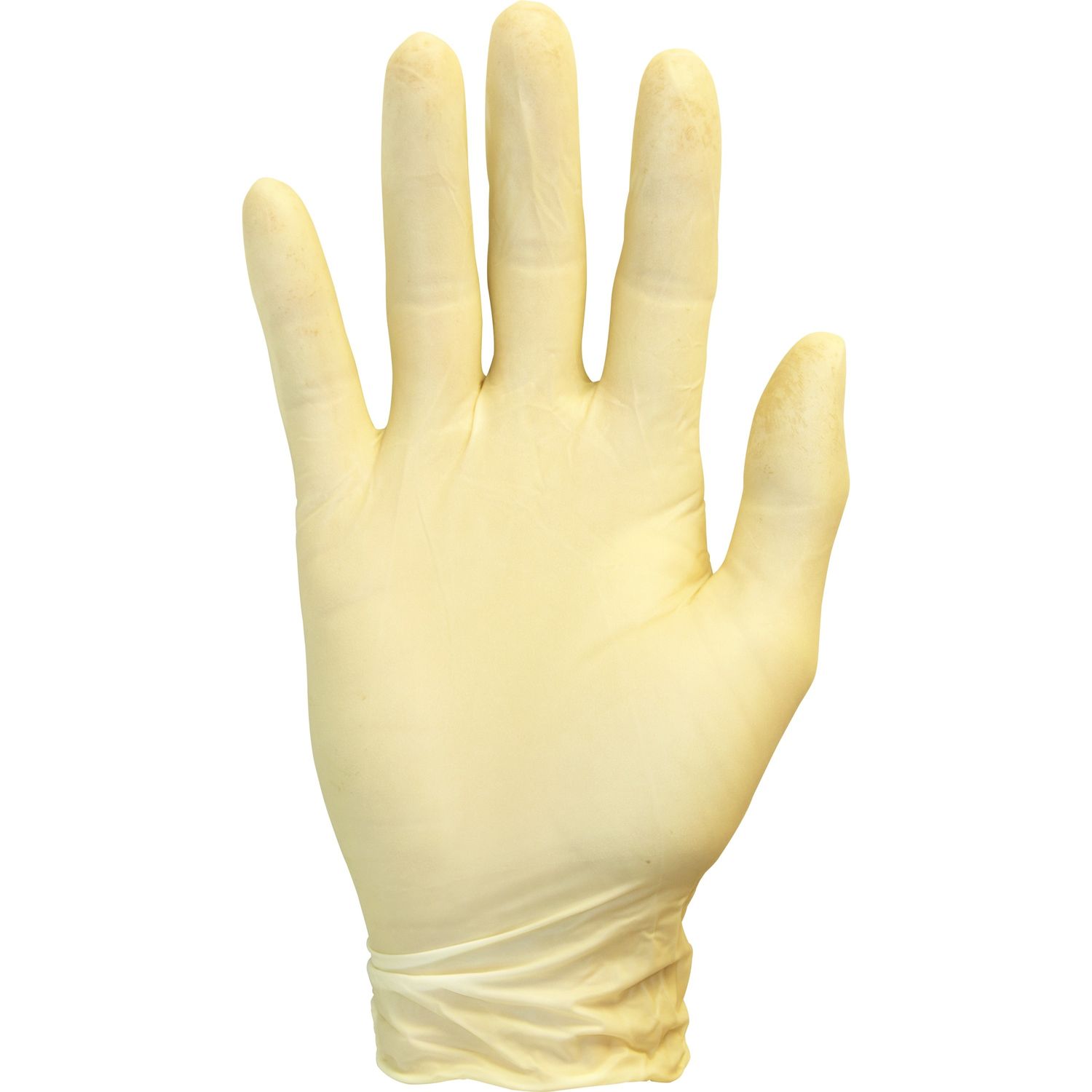 Powder Free Natural Latex Gloves by The Safety Zone SZNGRPRLG1T8