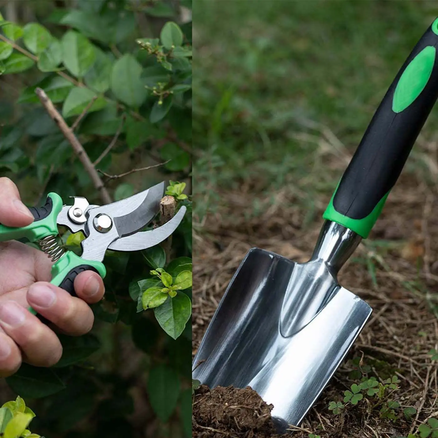 Amazon Unique Garden Tiller Grafting Hand Tool Set Include Branch Shears Weeding Scissors Planting Gardening Knee Guard For Lady