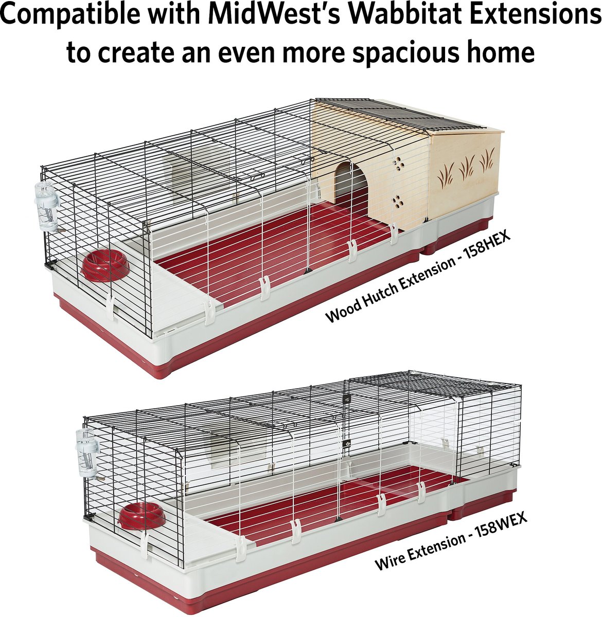 MidWest Wabbitat Deluxe Rabbit Home