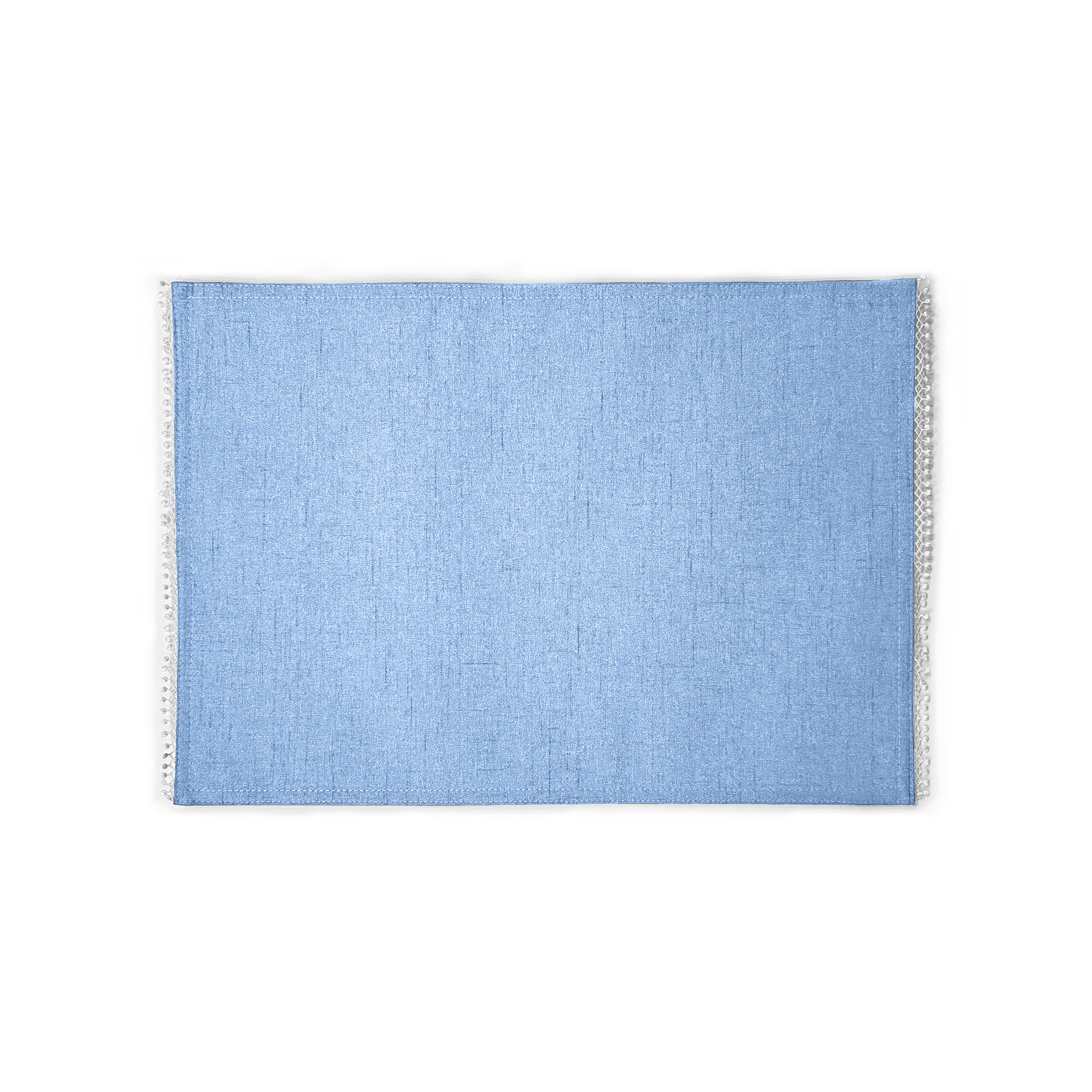 French Perle Periwinkle 13x18 Placemats, Set of 4