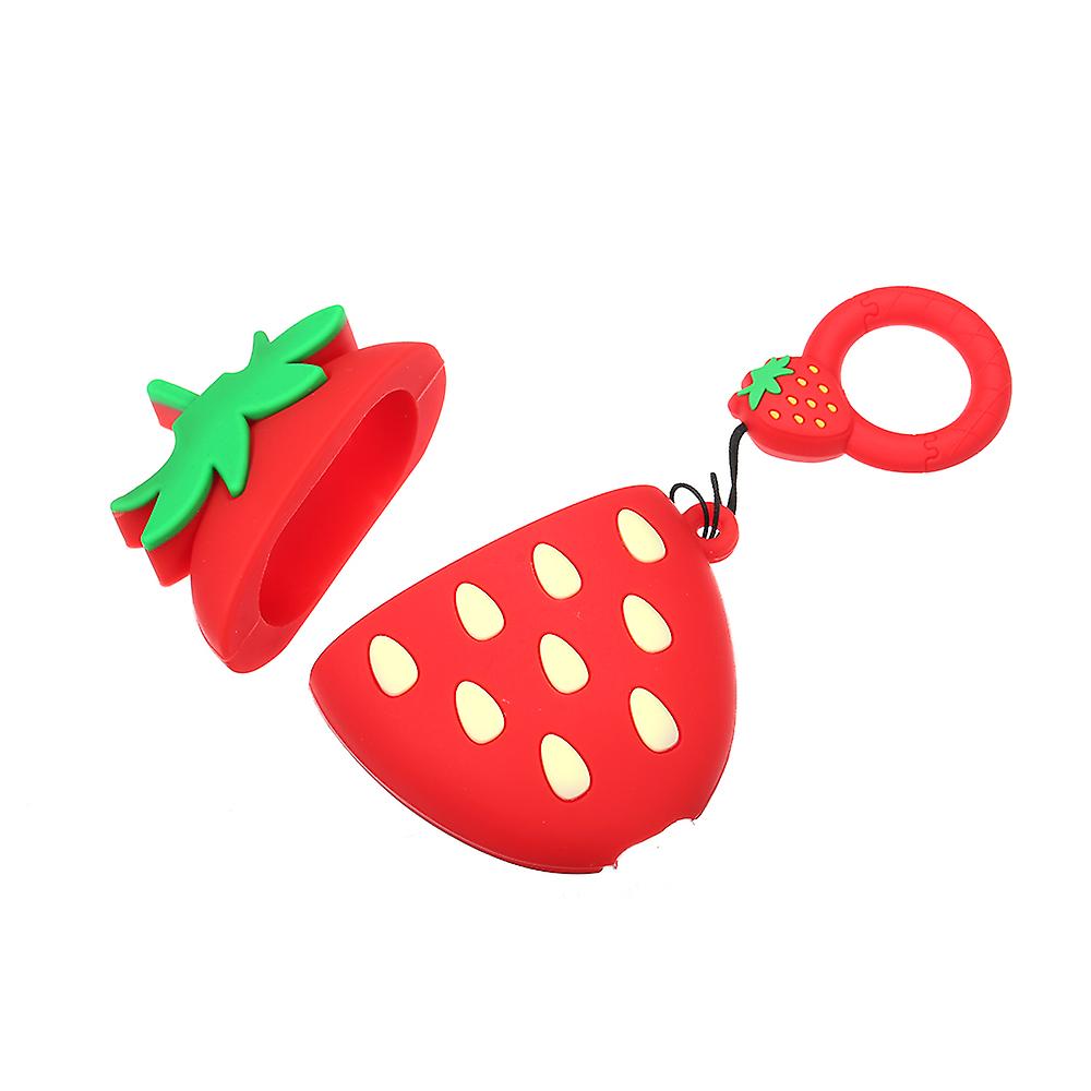 Portable Cute Cartoon 3d Fruit Series Avocado Clamshell-type Earphone Sleeve For 1/2 Generation Rechargeable Earphone  1