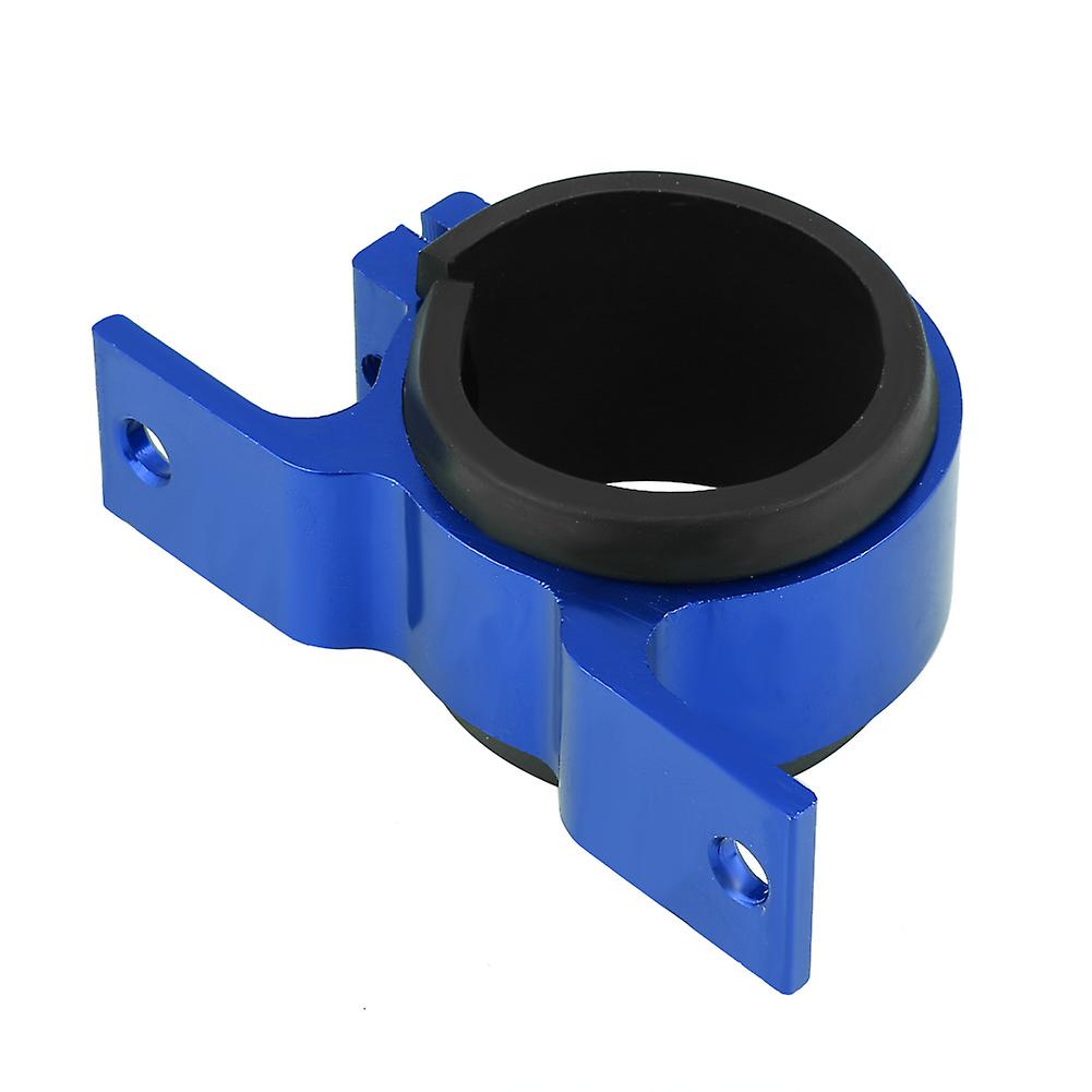 Aluminum Alloy 50mm Car Fuel Pump Mounting Bracket Single Filter Clamp Cradle Blue