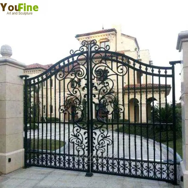 New Design Cast Iron Main Gate Design For Sale