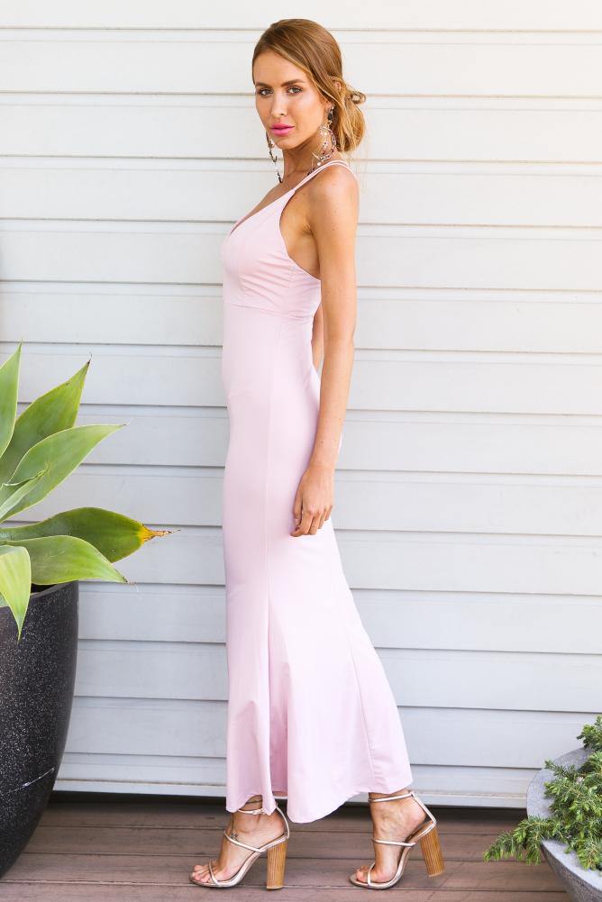 Love Conquers All Maxi Dress Blush