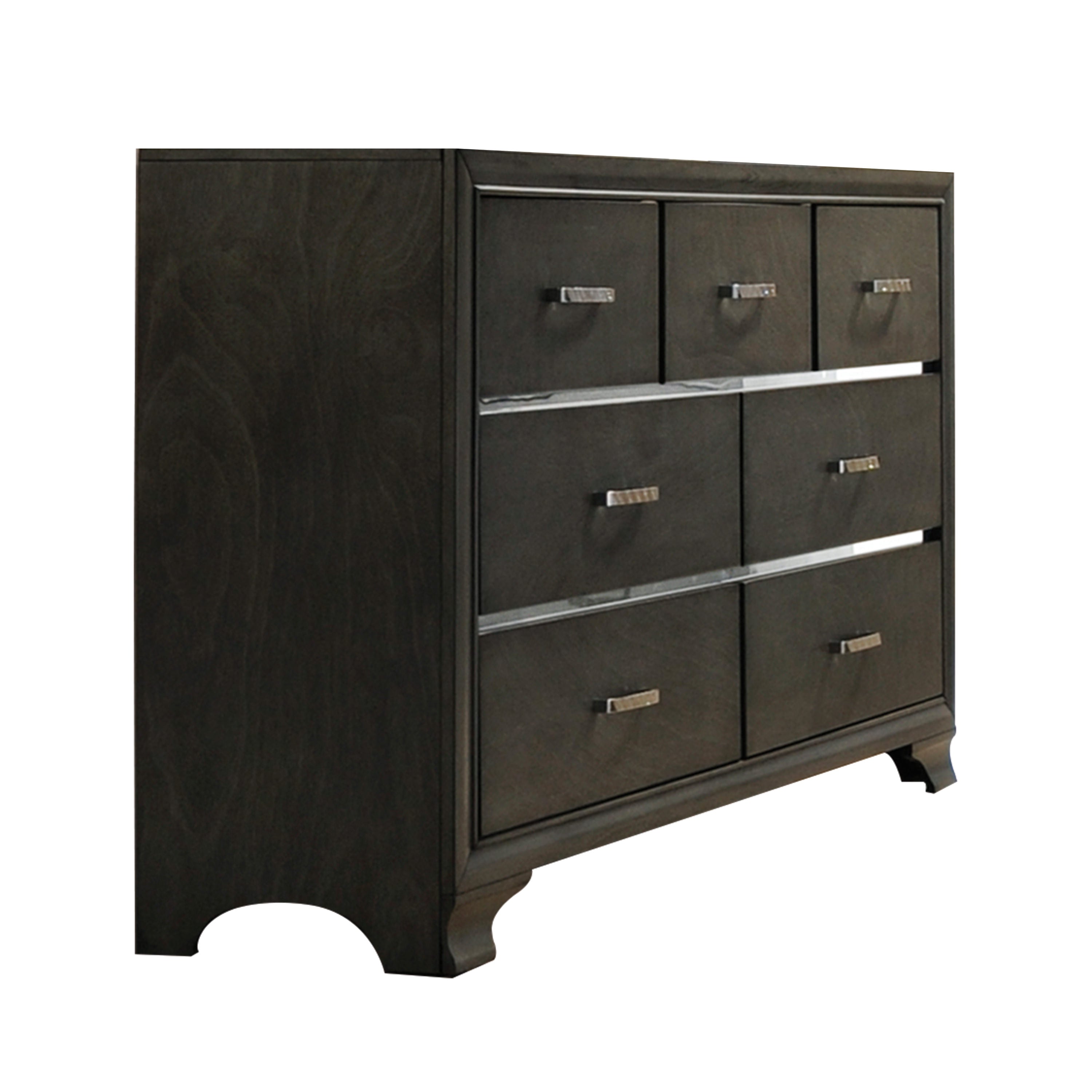 Acme Furniture Carine II Charcoal Dresser with Seven Drawers