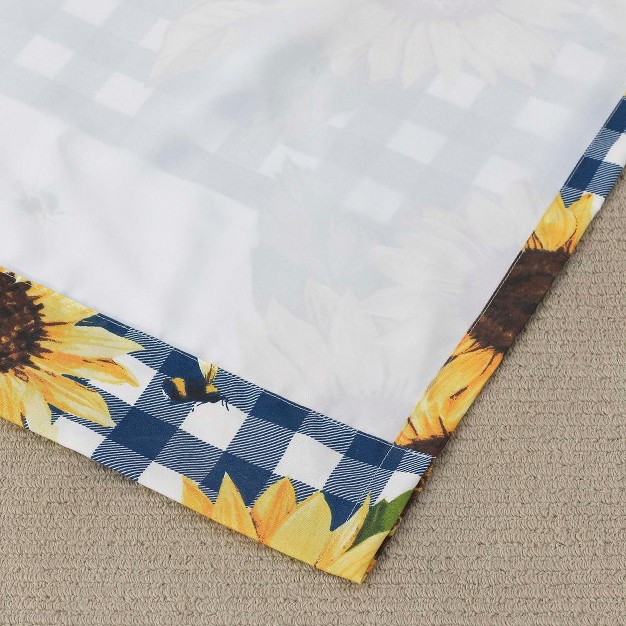 Sunflower Window Valance Gold 84in X 16in 2in By Barefoot Bungalow