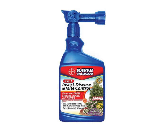 BioAdvanced 3-in-1 Insect Disease and Mite Control， 32oz - 701287A