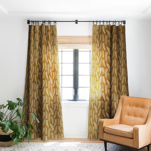 1pc Blackout Window Curtain Panel Deny Designs