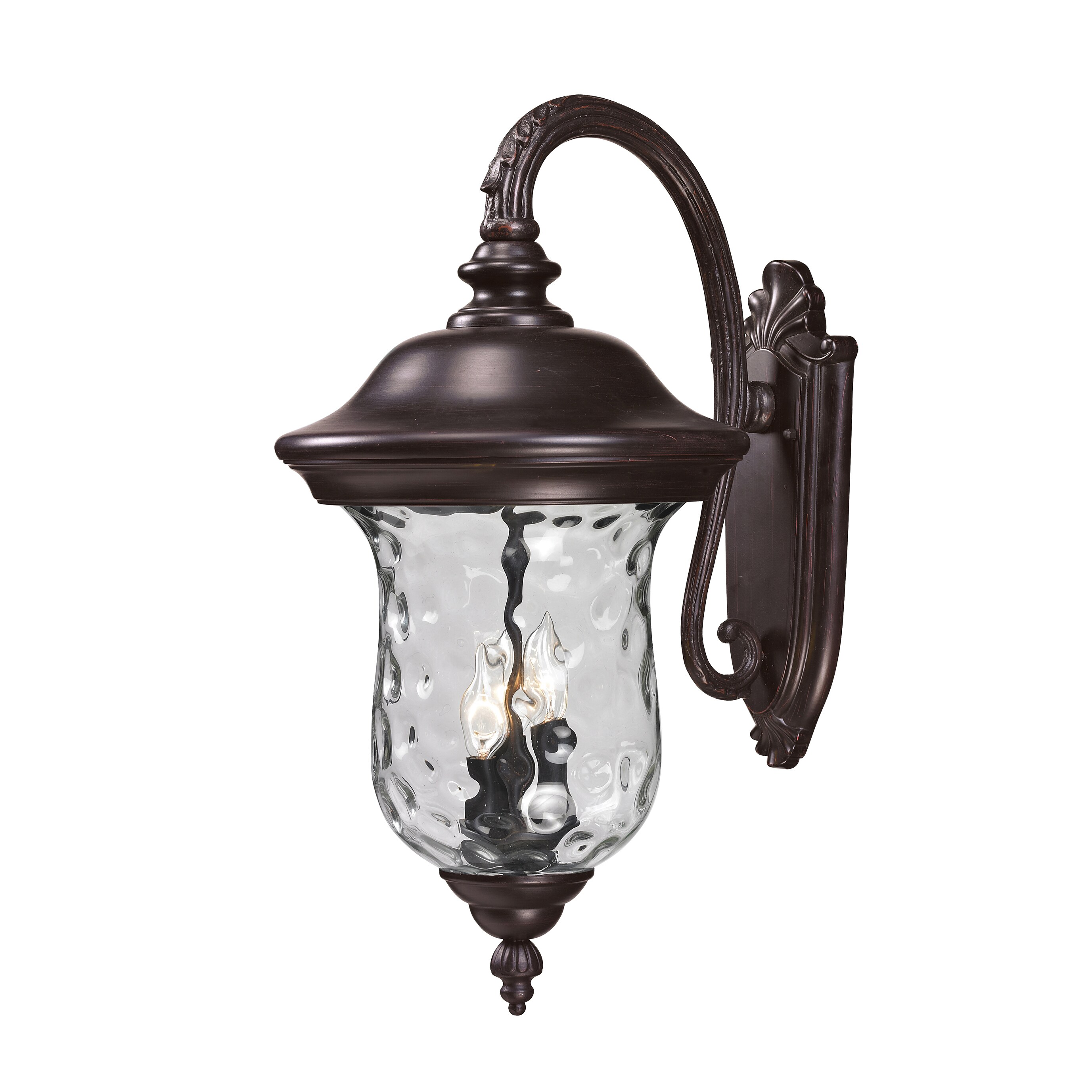 Armstrong 3-light Bronze Outdoor Wall Light Shopping - The Best Deals on Outdoor Wall Lanterns | 15277739