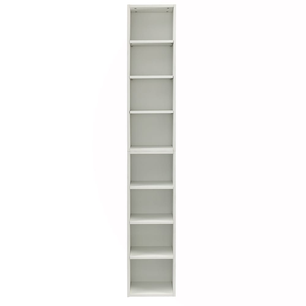 8 Tier Storage Cabinet with Adjustable Shelves