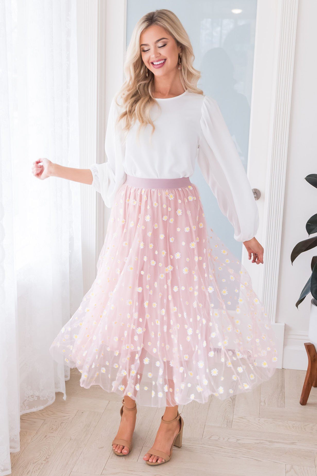 Crazy Daisy Modest Tulle Skirt