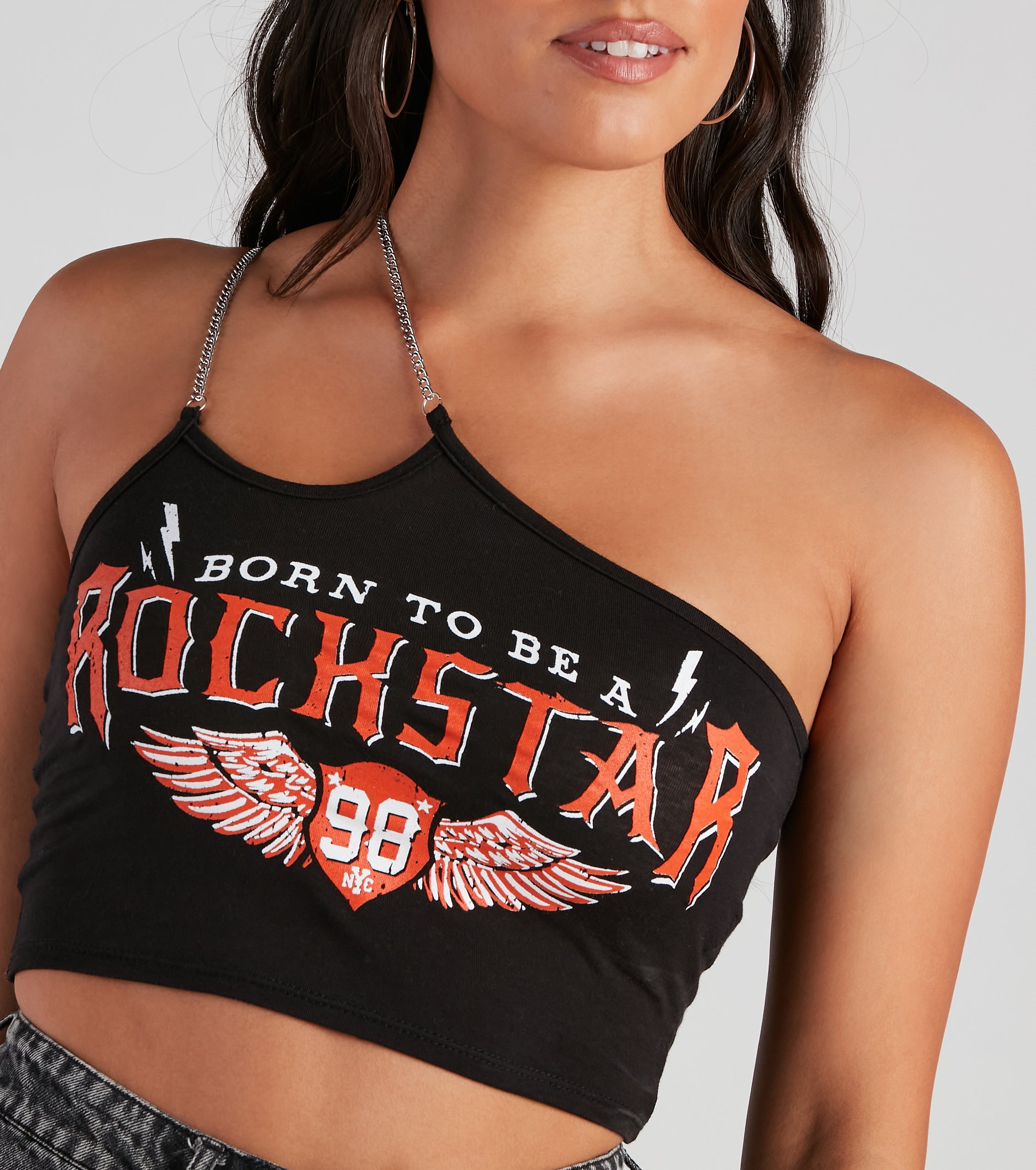 Rockstar Life Graphic Crop Top