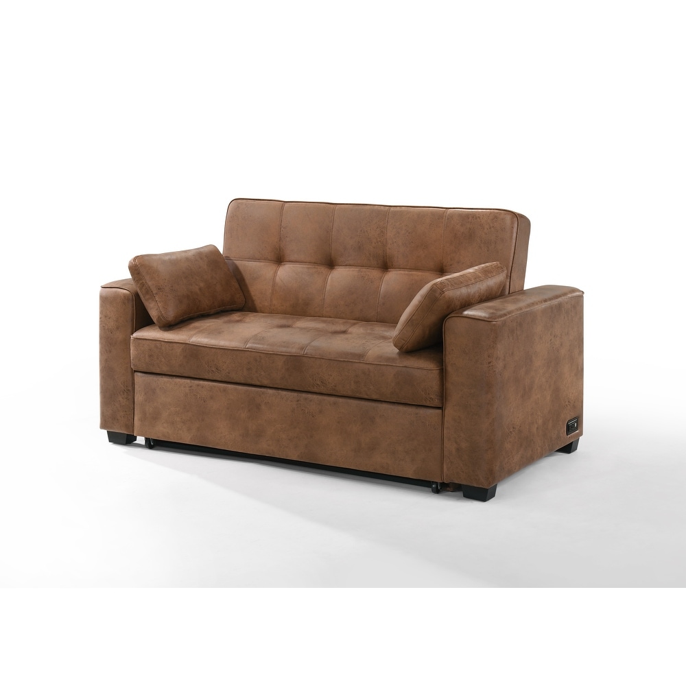 Brooklyn Sofa Sleeper   Cognac