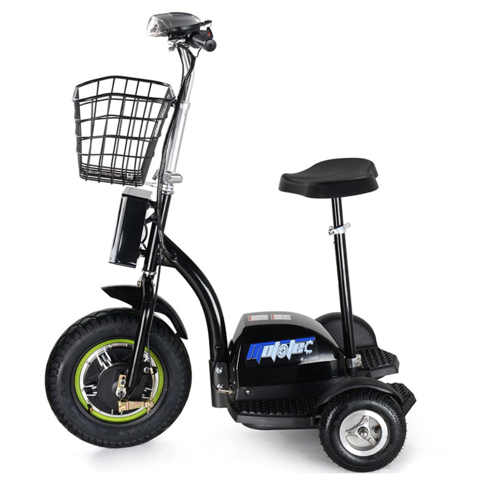 MotoTec 500 Watt 48V 3 Wheel Electric Trike Mobility Scooter