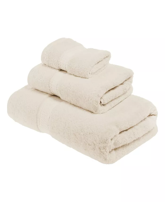 Superior Highly Absorbent Egyptian Cotton Ultra Plush Solid Bath Towel Set Collection