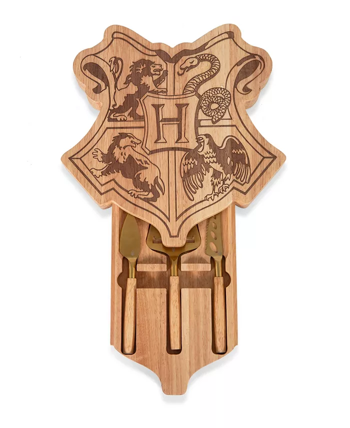 Toscana Harry Potter Hogwarts Crest Charcuterie Board with Tools