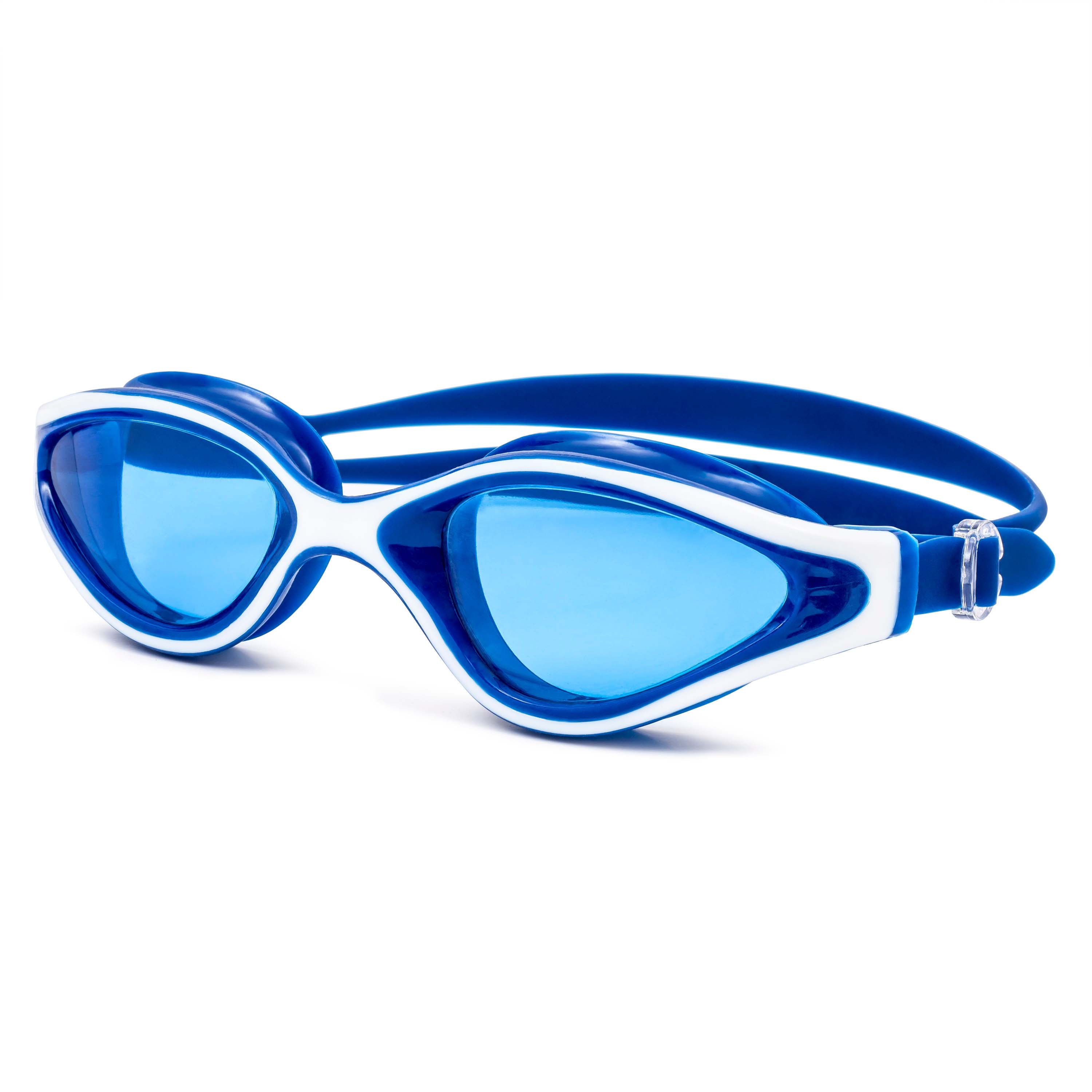 Dolfino Performa Blue and White Swimming Sport Goggles