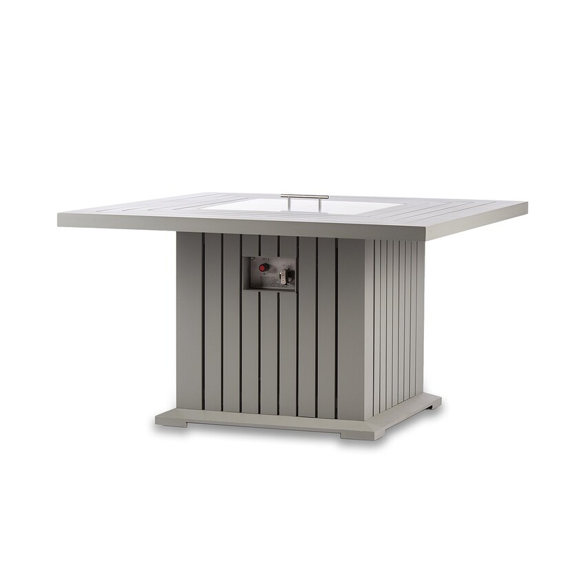 Moda Stylish Outdoor Square Fire Pit Table Rain Cover Included
