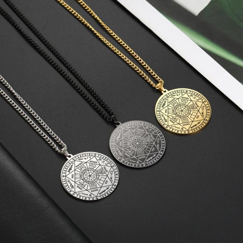 Stainless Steel Round Necklace