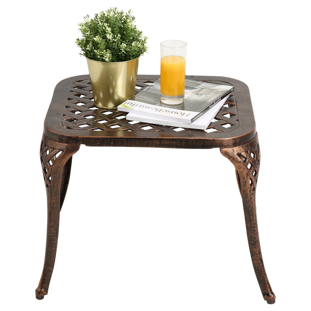 Patio End Table Outdoor Side Table