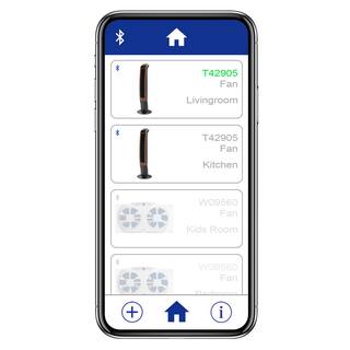 Lasko 42 in. 3-Speed Wind Curve Tower Fan with Bluetooth Technology T42905