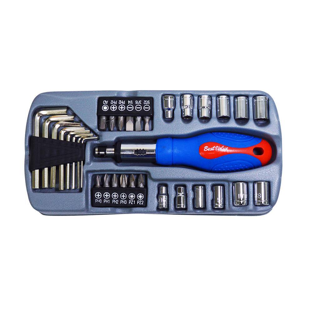 Best Value 14 in. Socket and Tool Set (37-Piece) H0183002