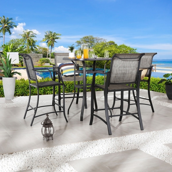 Patio Festival 4Person Bar Height Dining Set