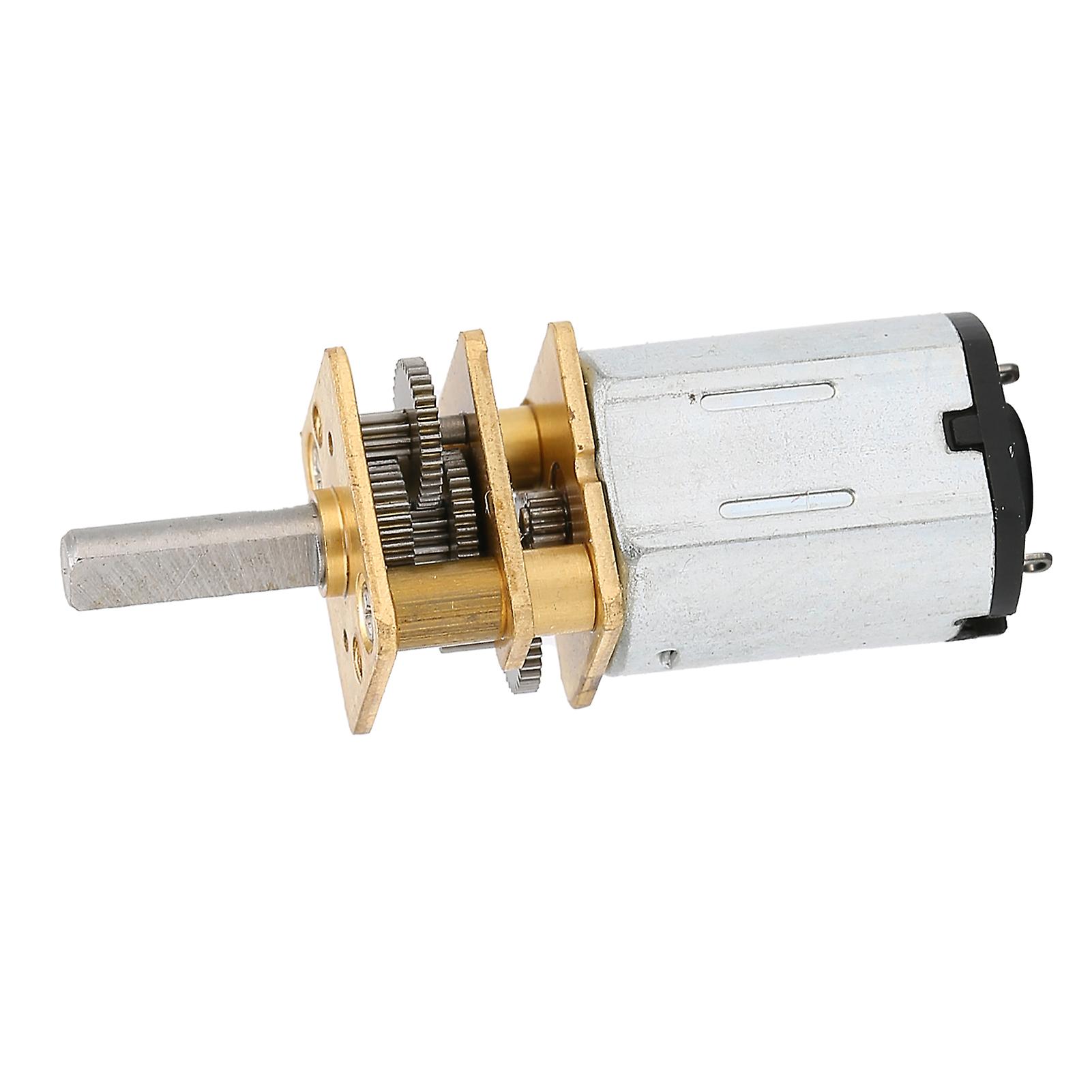 12fn20 Dc6v 200rpm 1:2 Speed Reduction Gearwheel Gear Motor Stainless Steel Mini Dc Motor