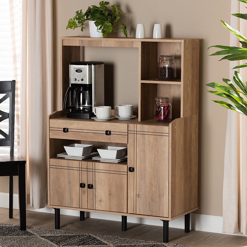 Baxton Studio Patterson Kitchen Cabinet