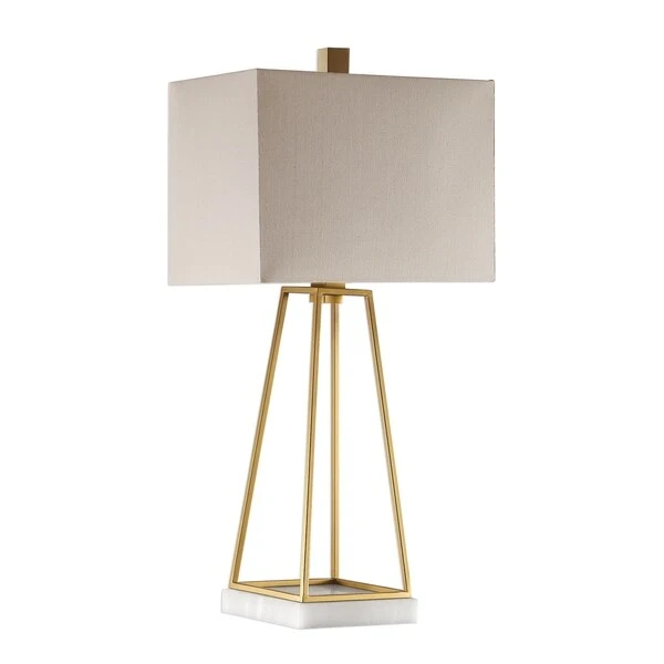 Uttermost Mackean Plated Metallic Gold 1-light Table Lamp