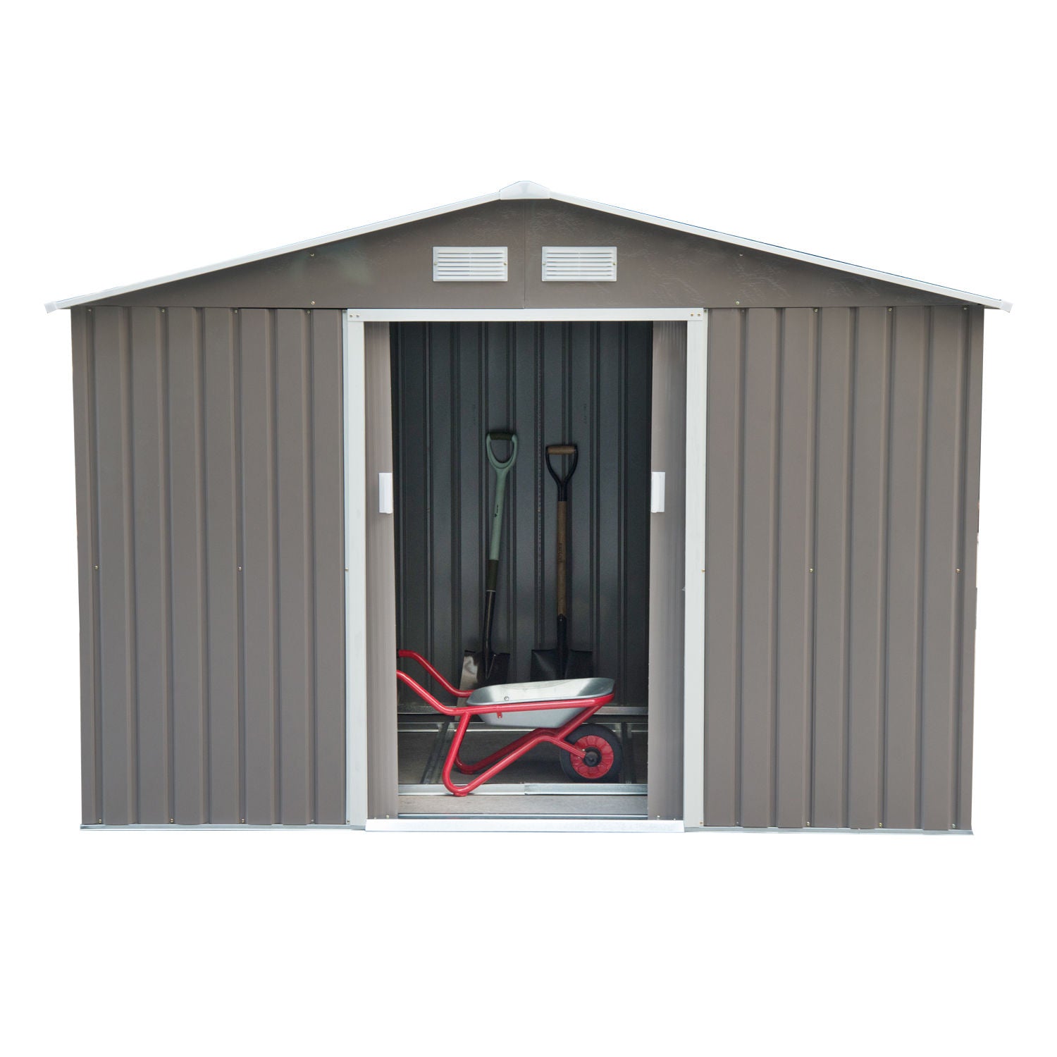 Outsunny Outdoor Metal Garden Storage Shed