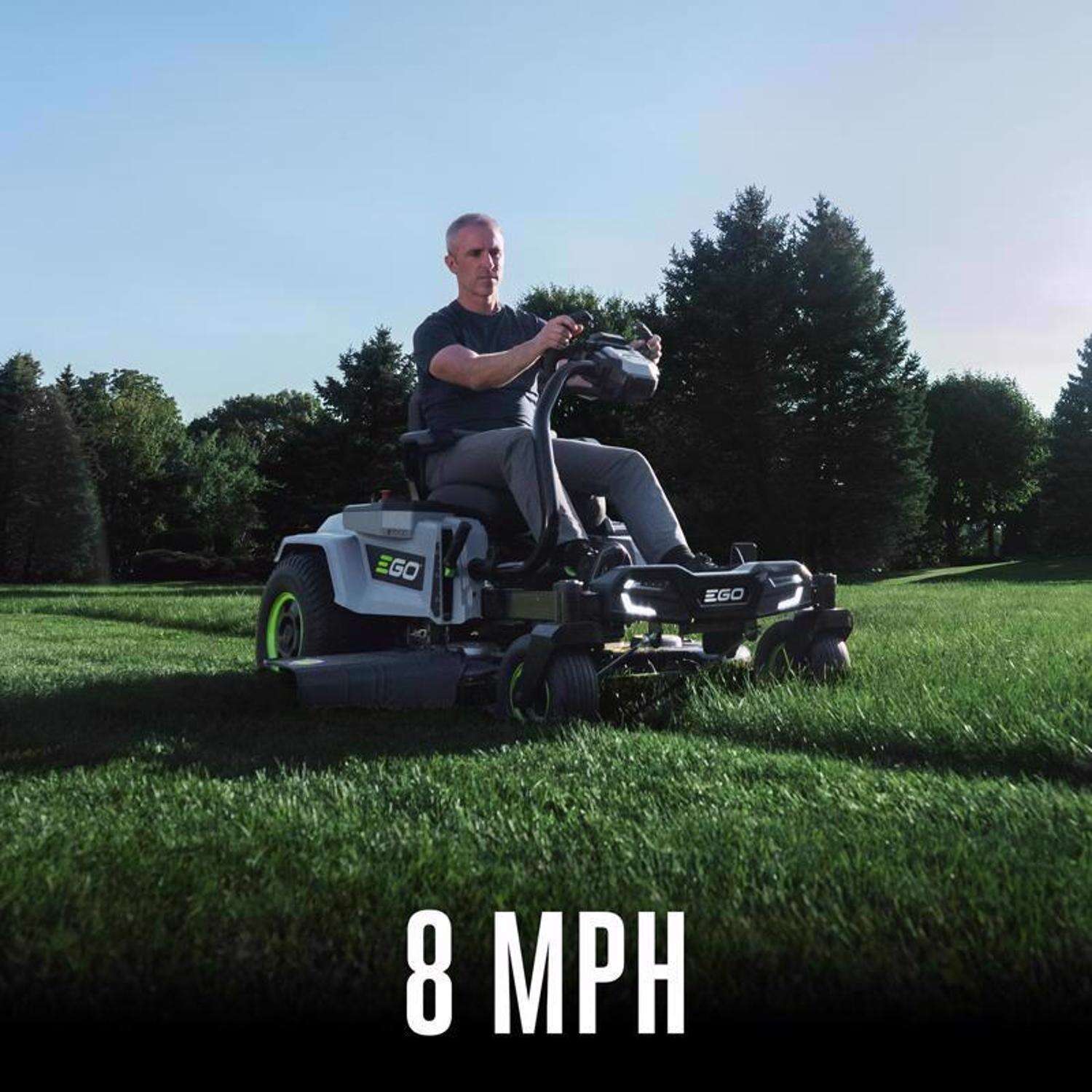 EGO Power+ Z6 42-inch Zero Turn Riding Mower ZT4205S w/Battery and Charger