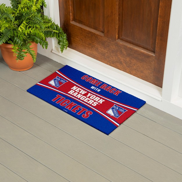 X 16 quot Woven Pvc Indoor Outdoor Doormat