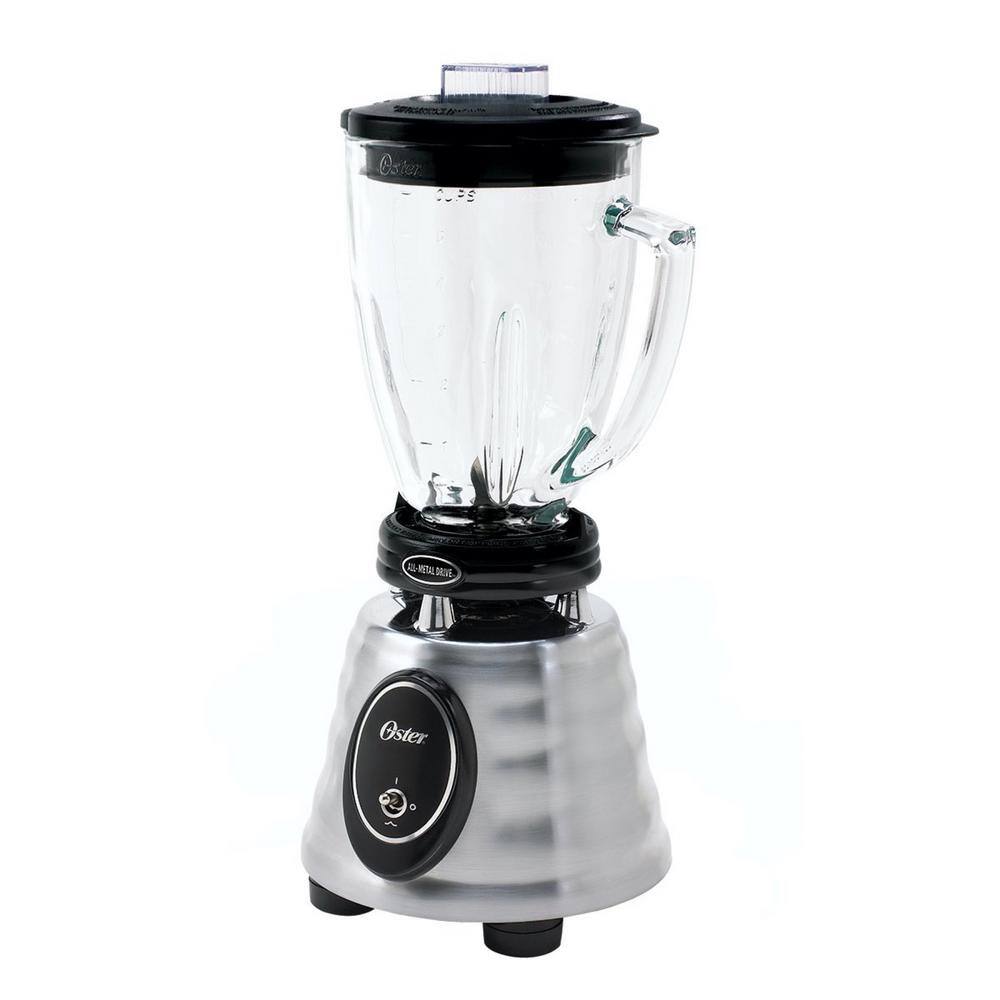 Oster Heritage Classic Series 48 oz. 2-Speed Stainless Steel Blender with 6-Cup Glass Jar 2107238