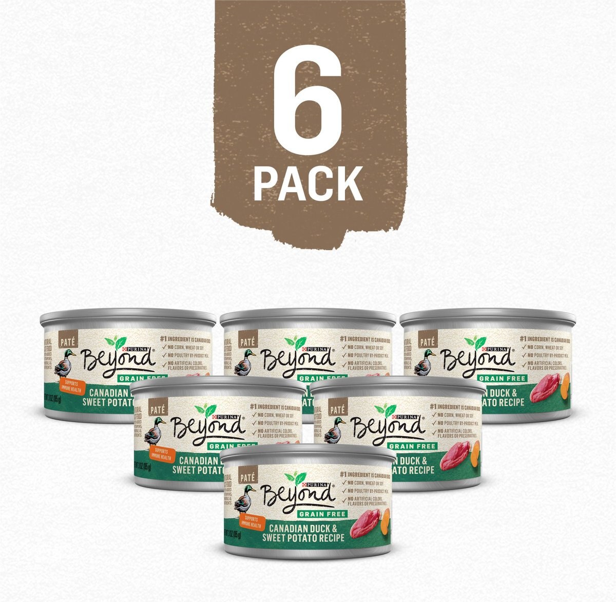 Purina Beyond Duck and Sweet Potato Pate Recipe Grain-Free Canned Cat Food