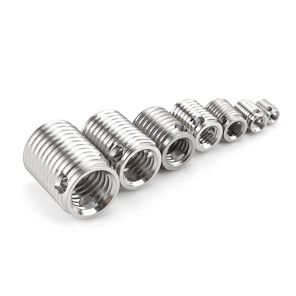 58pcs Threaded Inserts Stainless Steel Self Tapping Thread Insert Screw Thread Repair Insert