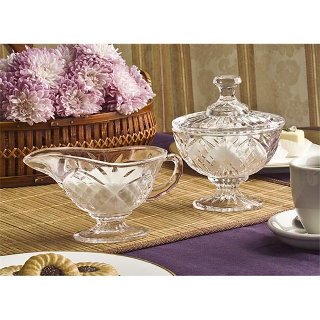 Dublin Crystal Sugar and Creamer Set