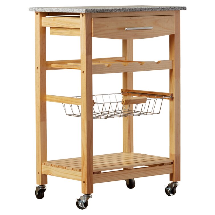 Macy Granite Kitchen Cart