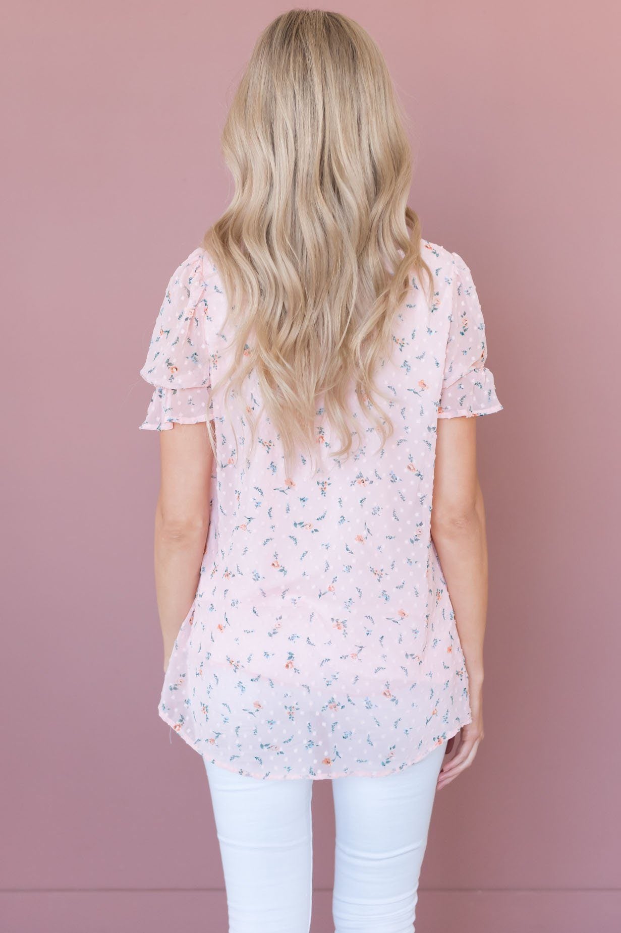 Stay Blooming Modest Floral Top