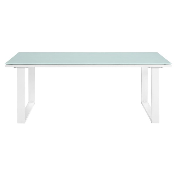 Chance Glasstop Outdoor Patio Coffee Table