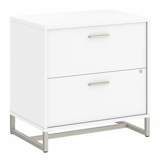 kathy ireland Method White 2-Drawer Lateral File Cabinet - Assembled KI70204SU