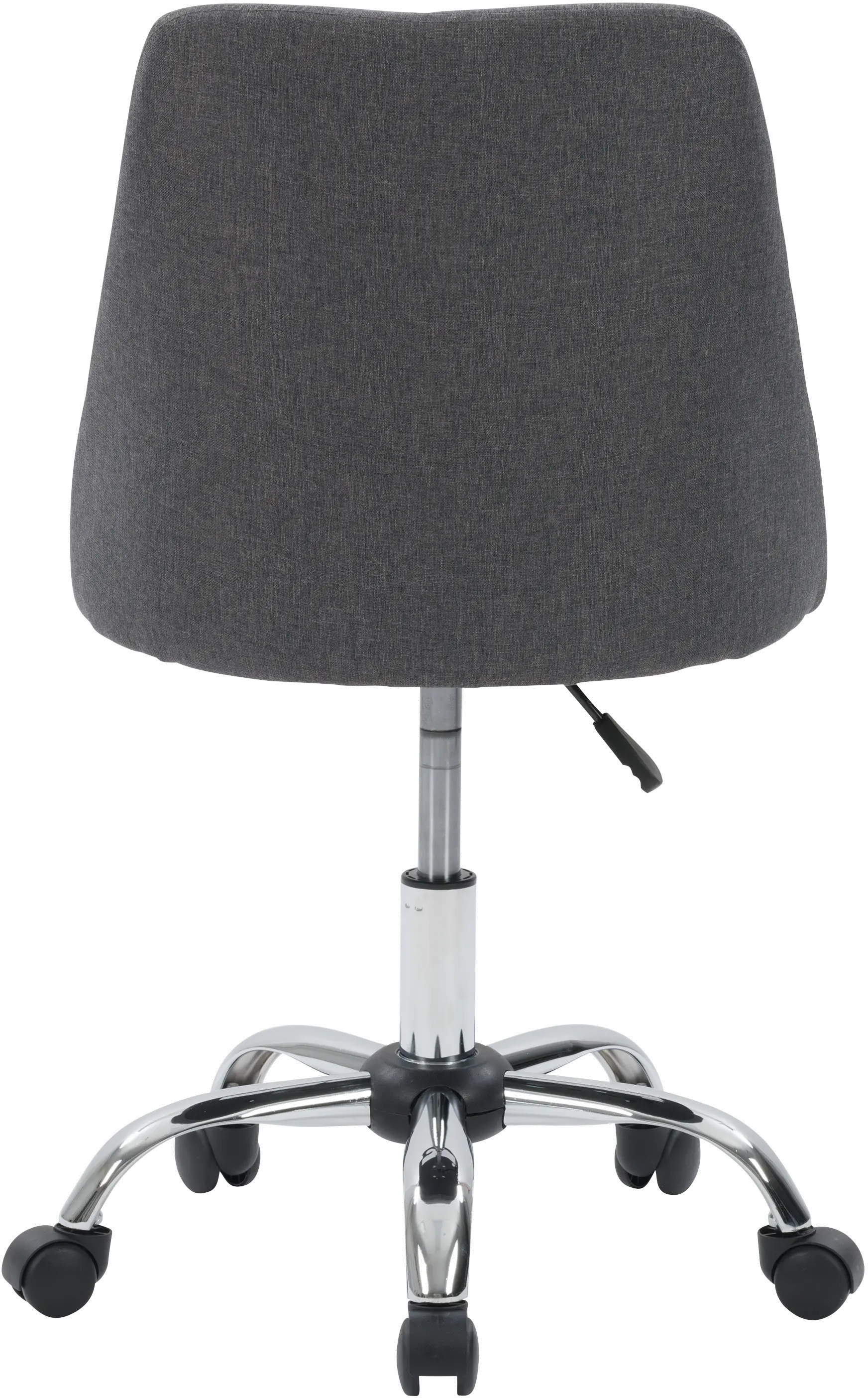 Marlowe Dark Gray Upholstered Armless Office Chair