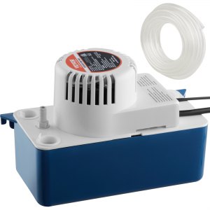 VEVOR Condensate Removal Pump， 1/30 HP， 100 GPH， 24 ft Lift， 115V Automatic AC Condensation Pump with Safety Switch  20' Tubing for Air Conditioner， Dehumidifier， HVAC， Furnace， Ice Maker Water Drain