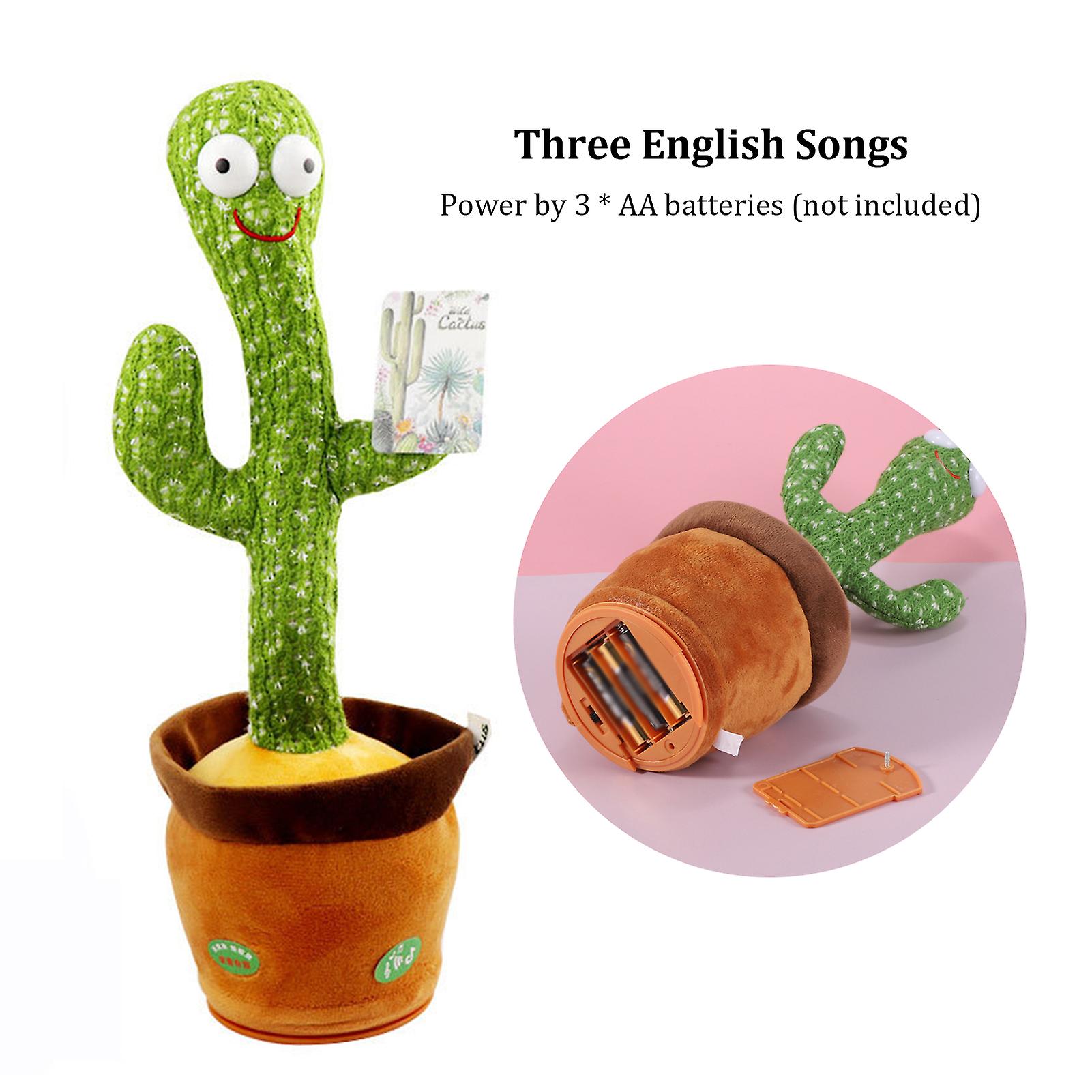 Electronic Dancing and Singing Cactus Knitted Fabric Dolls Funny Early Childhood Education Toys Kids Birthday Gifts  2