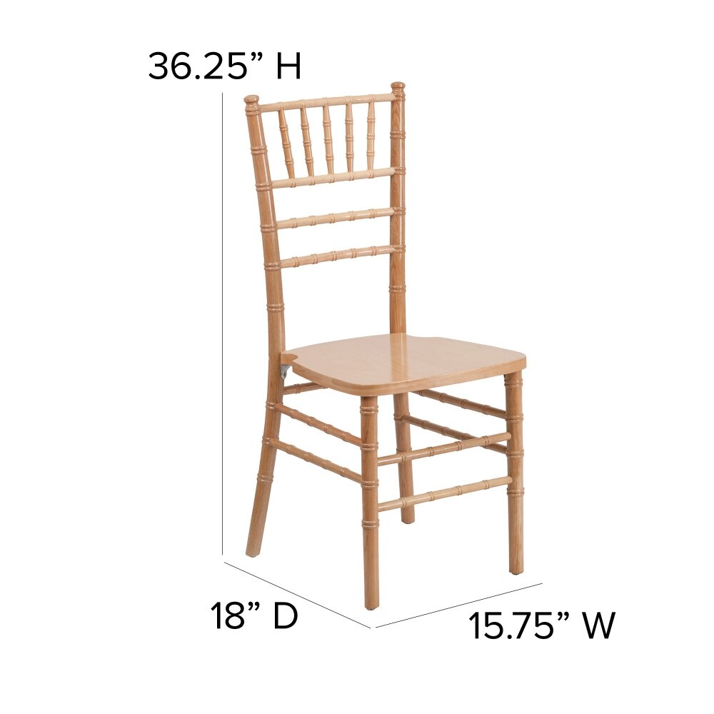 Chiavari Lightweight Wood Chair (Set of 2)