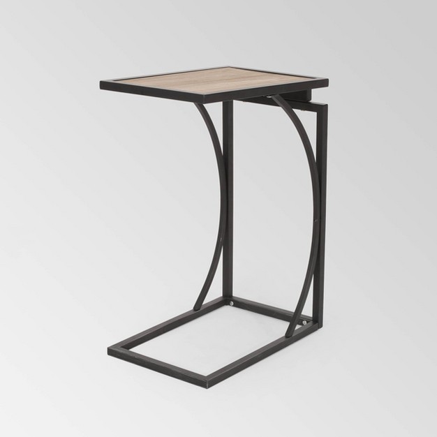 Barrybrooke Modern Industrial Accent Table Antique Christopher Knight Home